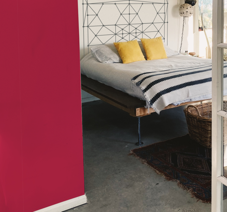 Viva purpurová růžová tapeta - TenStickers