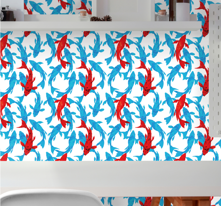 Vodní tanec Ryba tapeta - TenStickers