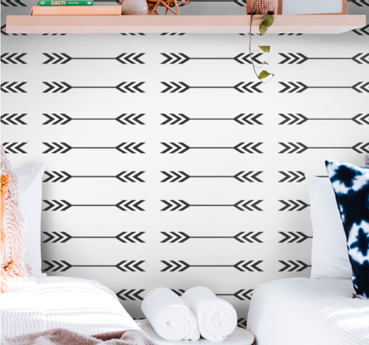 Minimalistické vzory šípů Tapeta na míru - TenStickers