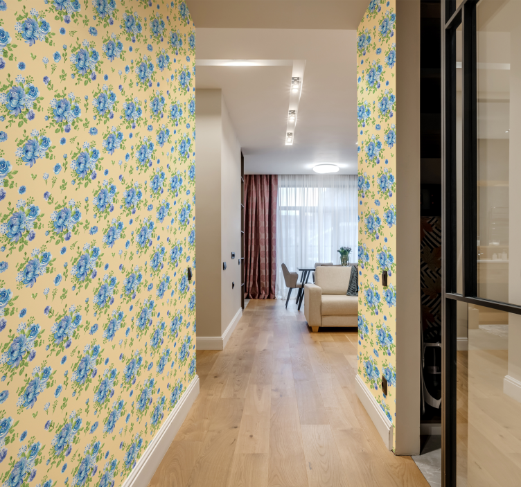 Zářící tapeta na chodbu - TenStickers