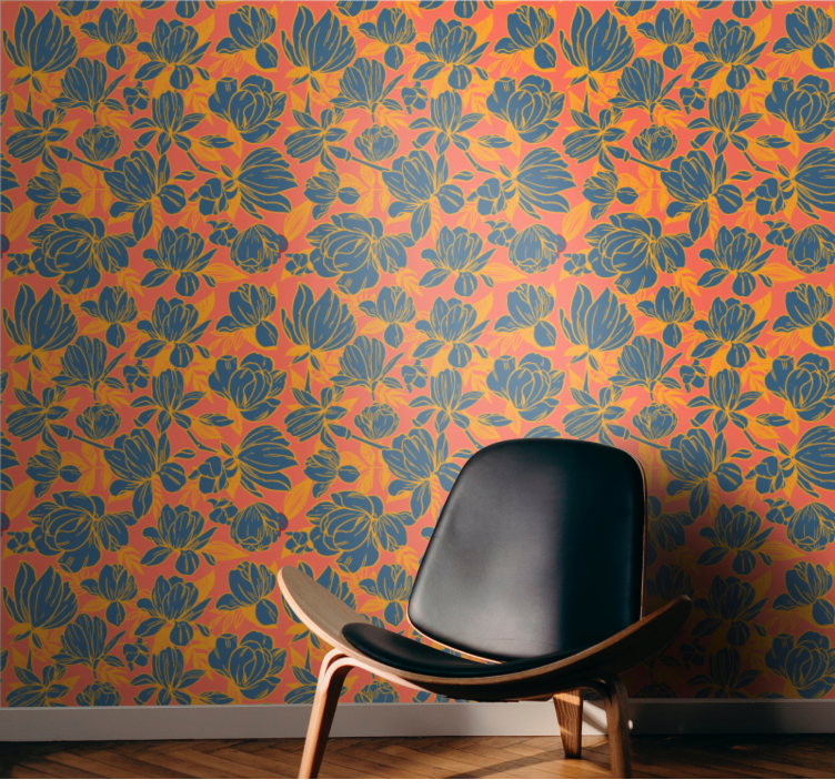 Zářivá kompozice květů květinová tapeta - TenStickers