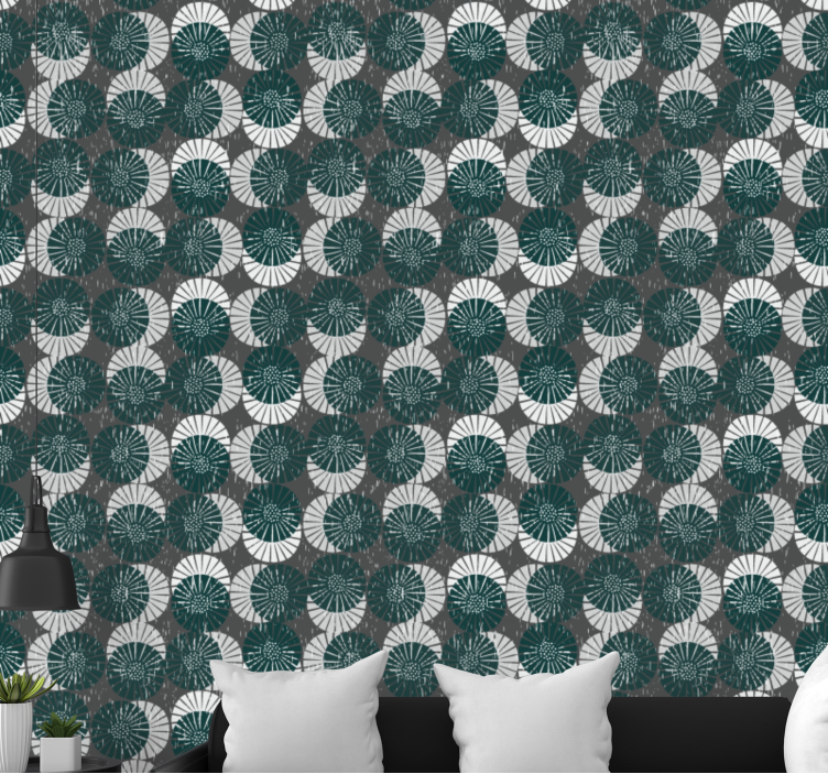 Tmavé odstíny vzor Tapeta tečka - TenStickers