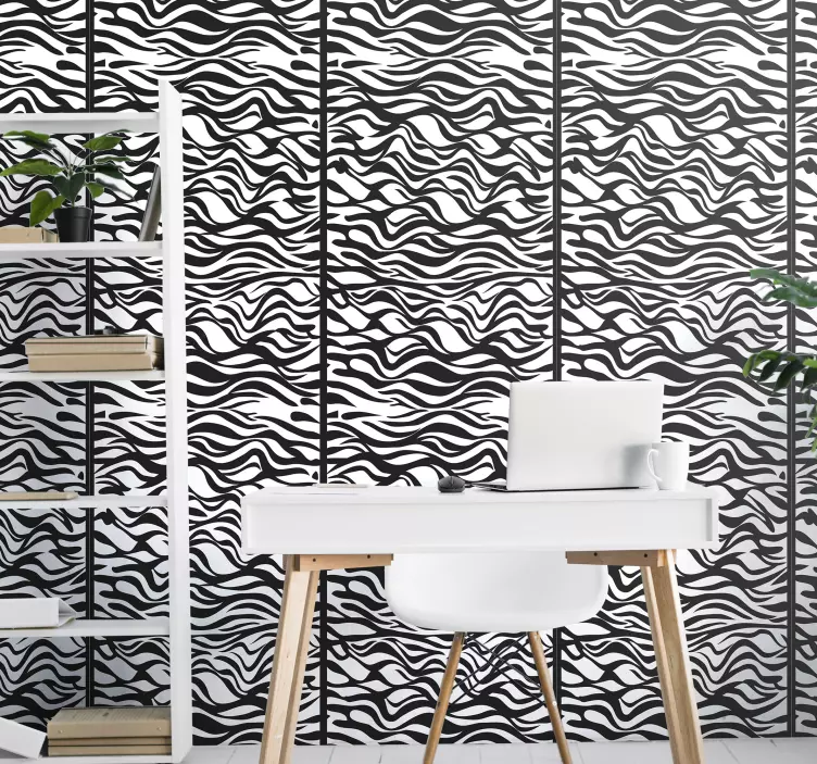 Zebra Pruhy Vzor - TenStickers